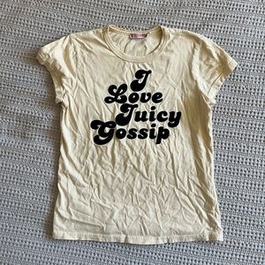 Juicy Couture 〰️ I Love Juicy Gossip Baby Tee